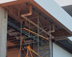 red sanitaria de un edificio