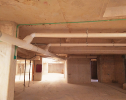 red sanitaria de un edificio